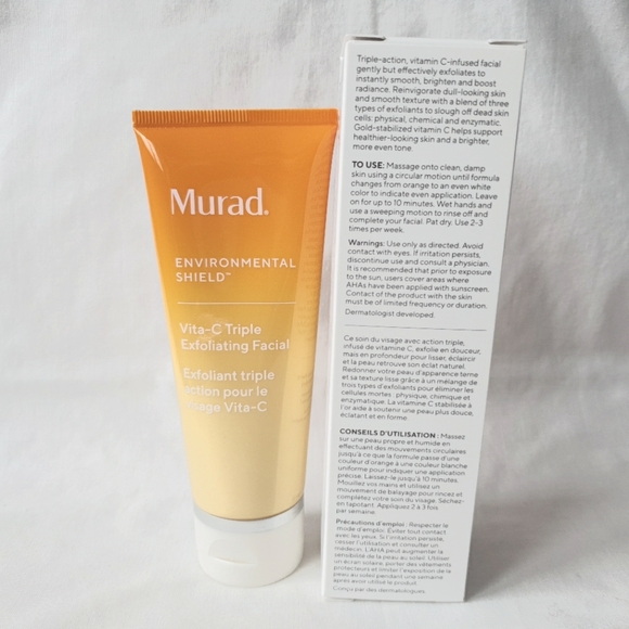 Murad Environmental Shield Vita-C Triple Exfoliating Facial 80ml Full Size New - Picture 4 of 6